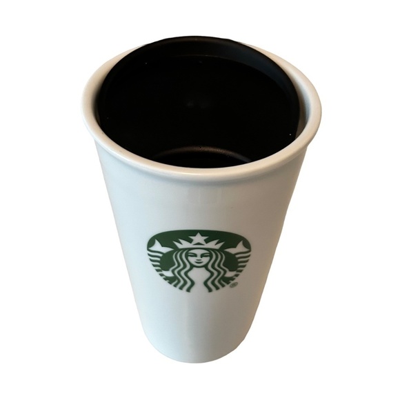 Starbucks Classic 10 oz Ceramic Travel  Mug  + 8 oz Mug - Picture 3 of 12